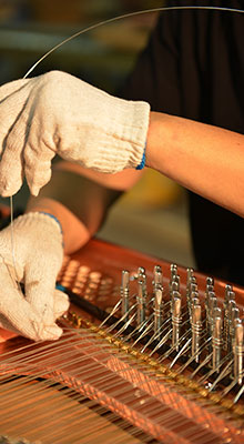 Production of Becker pianos